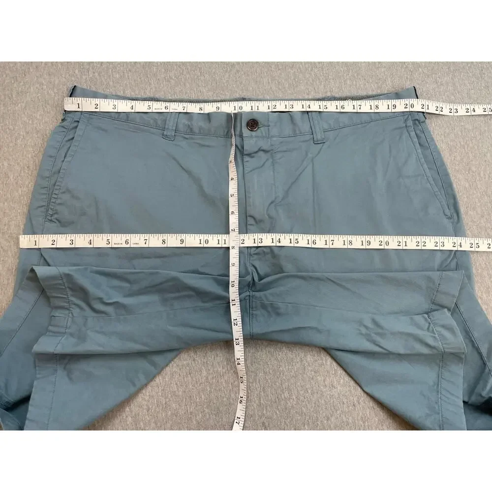 J Crew Shorts Mens 40 Blue Cotton Blend Stretch Flat‎ Front Chino Inseam 10.5